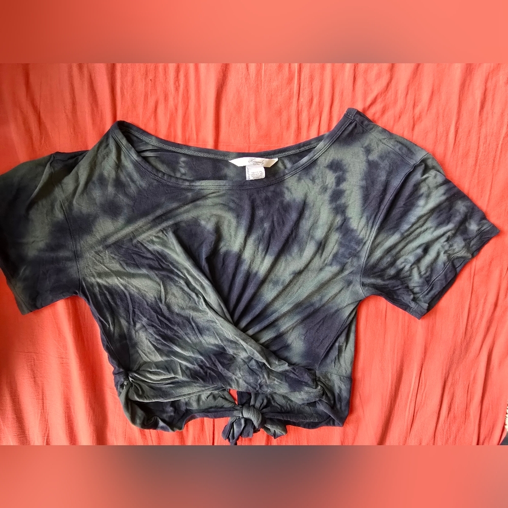Victorias Secret Leggings And Crop Top Blue and Green - Picture 5 of 9